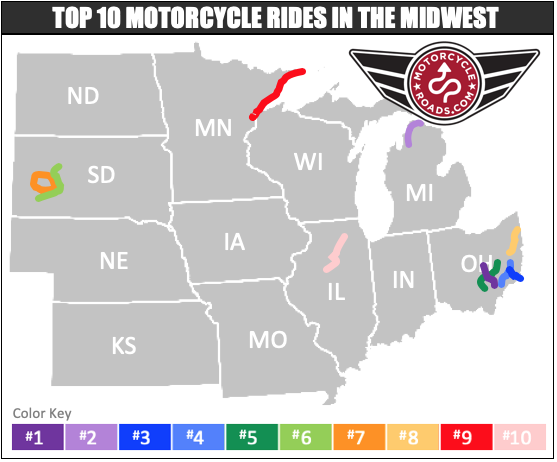 Midwest's Best Motorcycle Rides | Motorcycle Roads